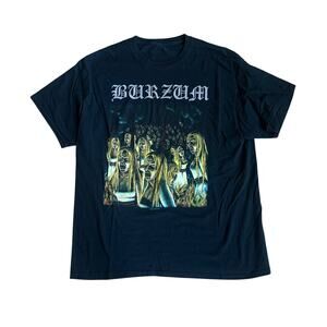 Burzum Burning Witches Faded Band Tee Shirt Mens XL